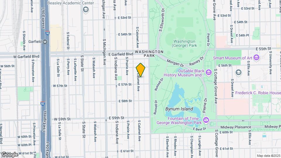 5645 S Calumet Ave Map and Location Details