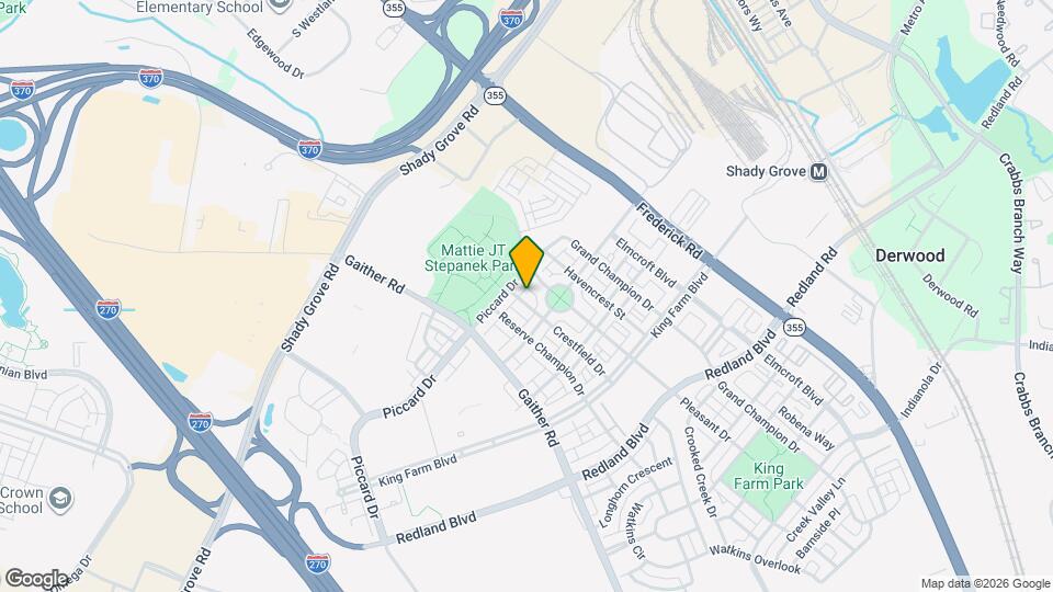 1115 Crestfield Dr Map and Location Details