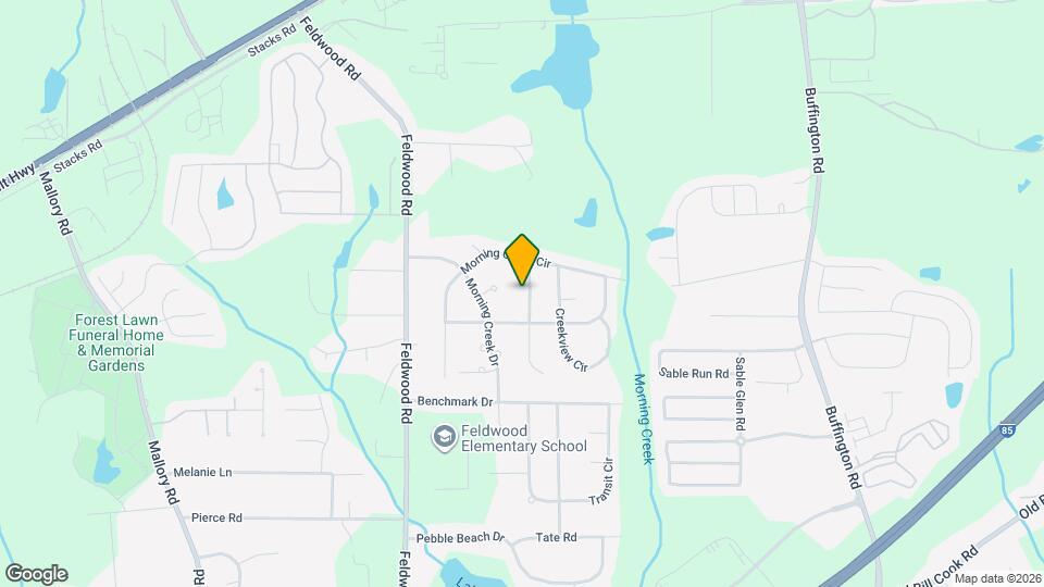 3810 Springside Ln Map and Location Details