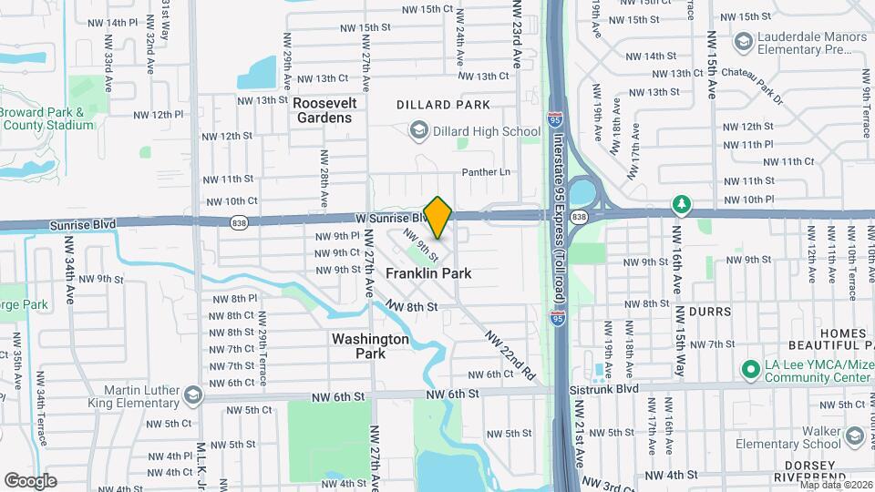 2512 NW 9th Ct Map and Location Details