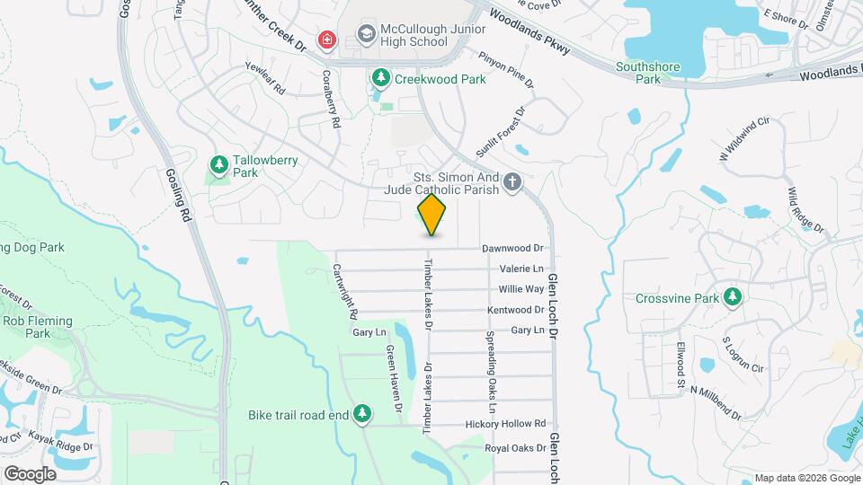 3450 Dawnwood Dr Map and Location Details