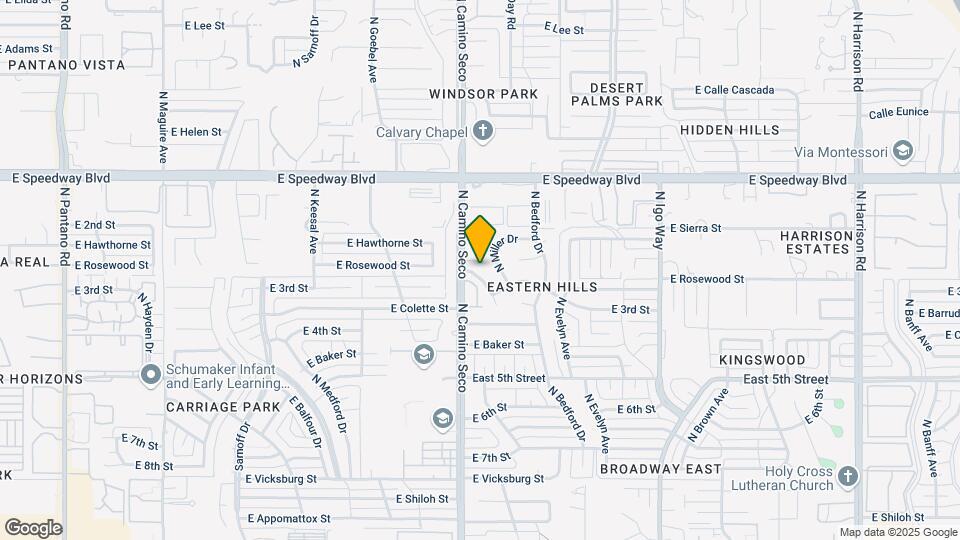8709-8711 E Patterson Dr Mapa y Detalles de la Ubicación