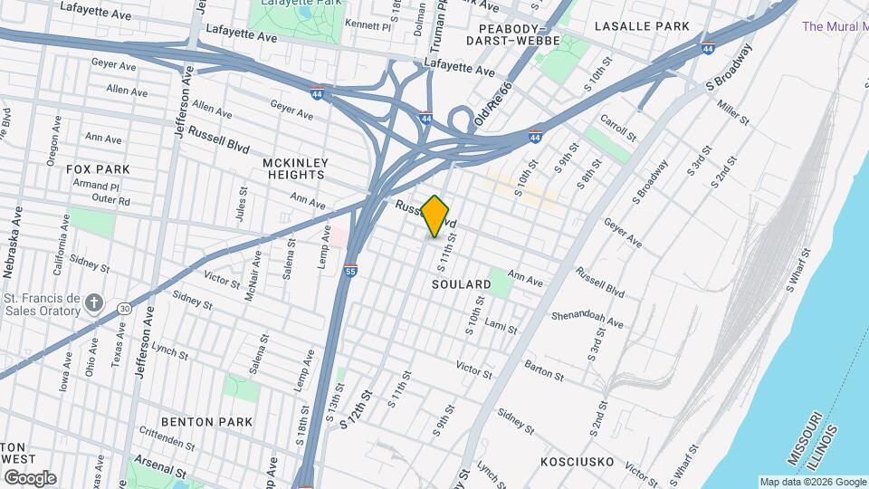 1115 Ann Ave Map and Location Details