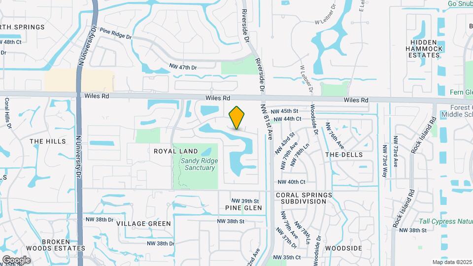 8252 NW 44th St Map and Location Details