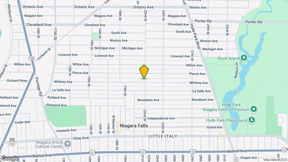 1970 Whitney Ave Map and Location Details