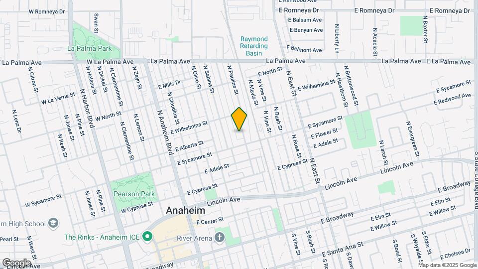 521 N Pauline St Mapa y Detalles de la Ubicación