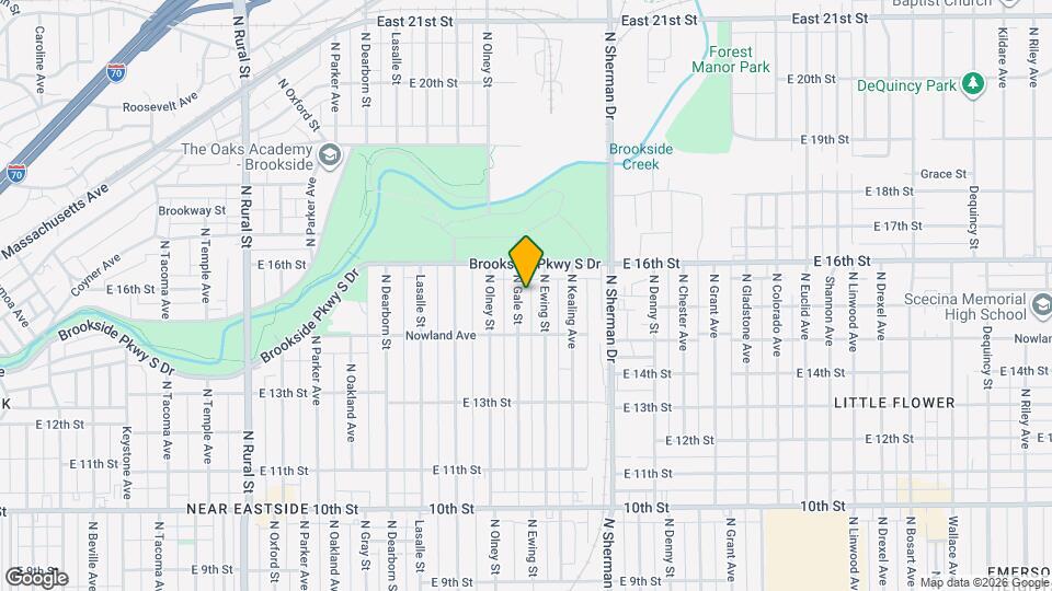 1519 N Gale St Map and Location Details