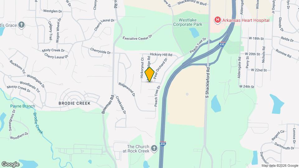 11511 Cedar Springs Rd Map and Location Details