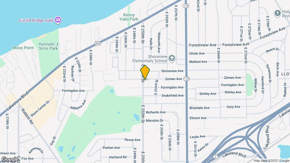 441 E 250th St Map and Location Details