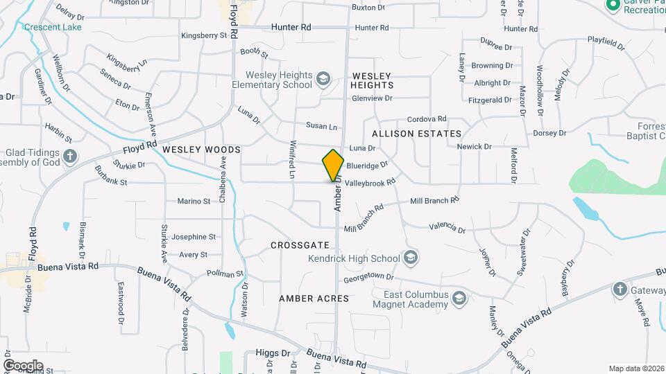 5760 Valleybrook Rd Map and Location Details