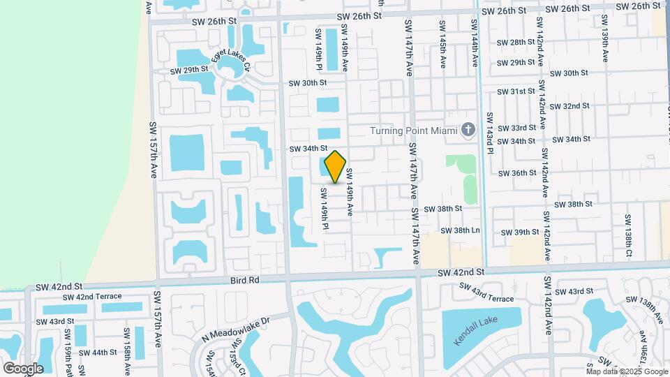 14938 SW 36th Terrace Map and Location Details