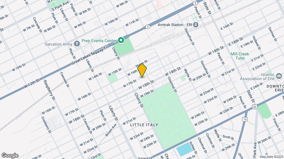 523 W 17th St Map and Location Details