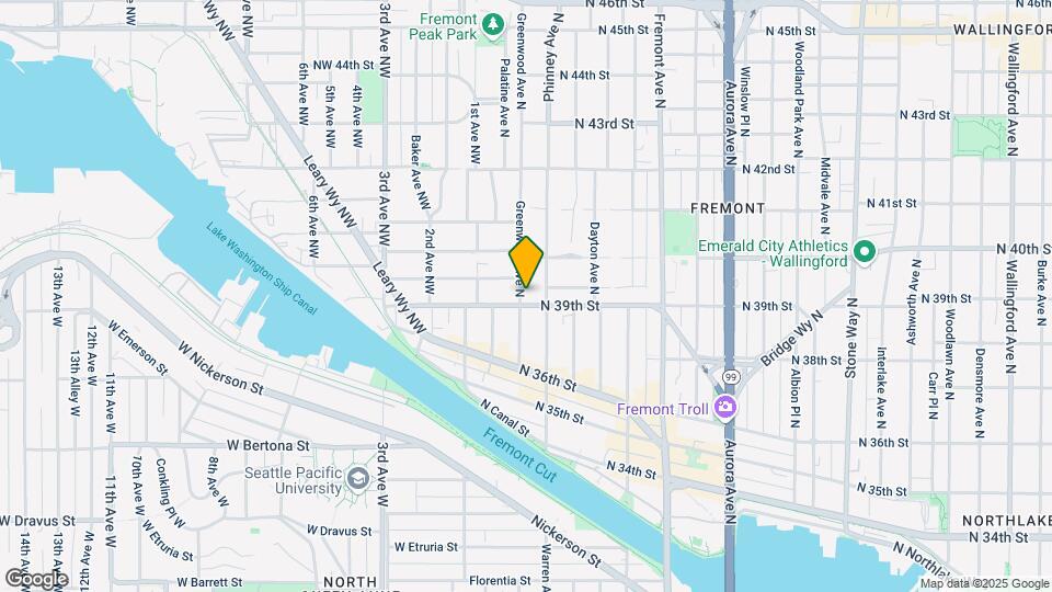 302 N 39th St Map and Location Details
