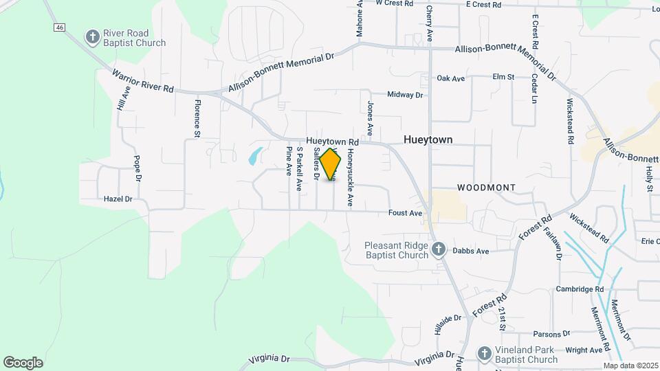 118 Vines Ave Map and Location Details