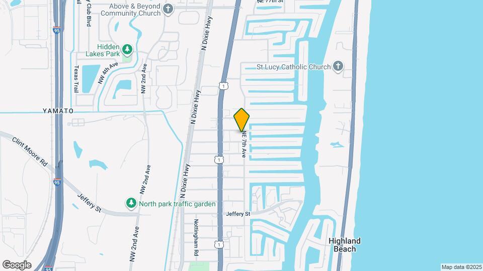 6551 NE 7th Ave Map and Location Details