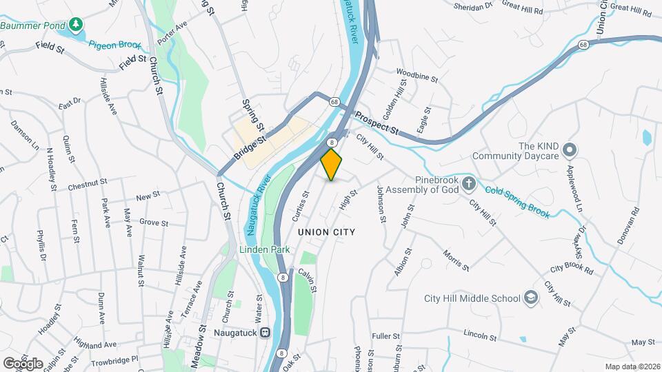 307 N Main St, Unit 2 Map and Location Details