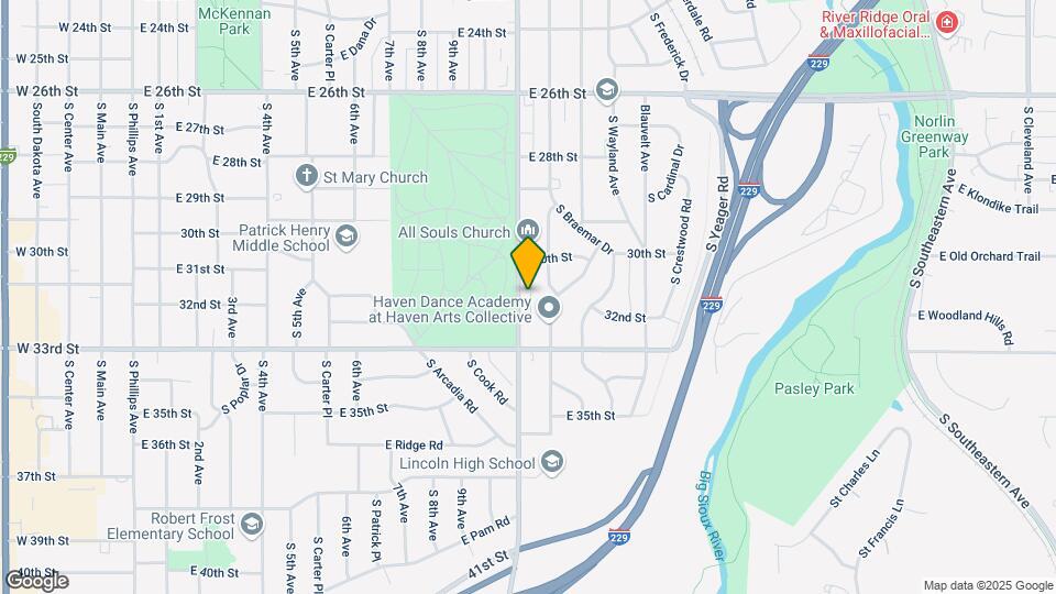 2316 S Cliff Ave Map and Location Details