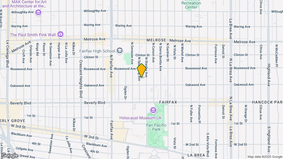 422 N Spaulding Ave Map and Location Details