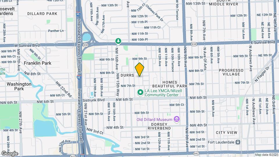 700 NW 14th Terrace Map and Location Details