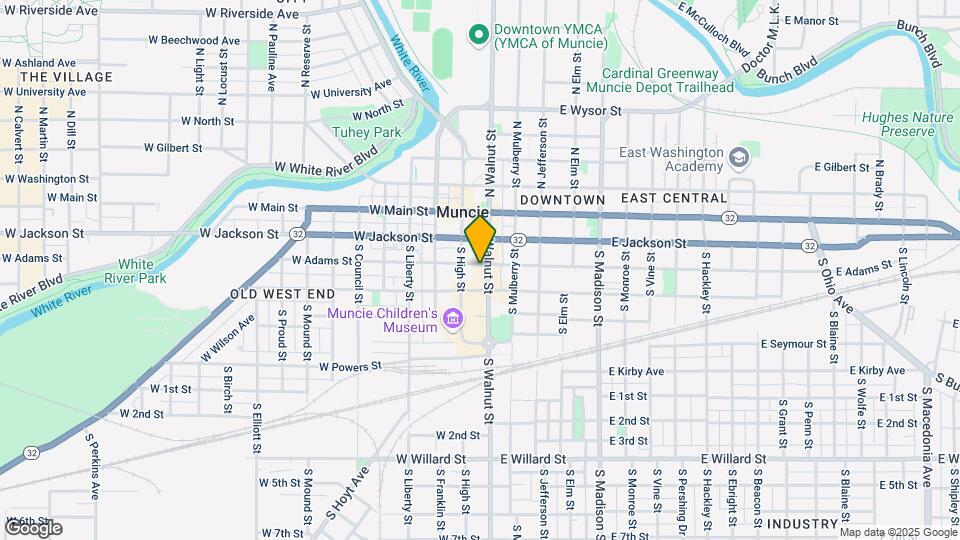 301 S Walnut St Map and Location Details