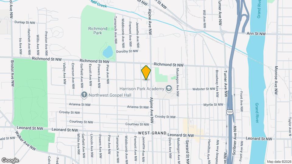816 Webster St NW Map and Location Details
