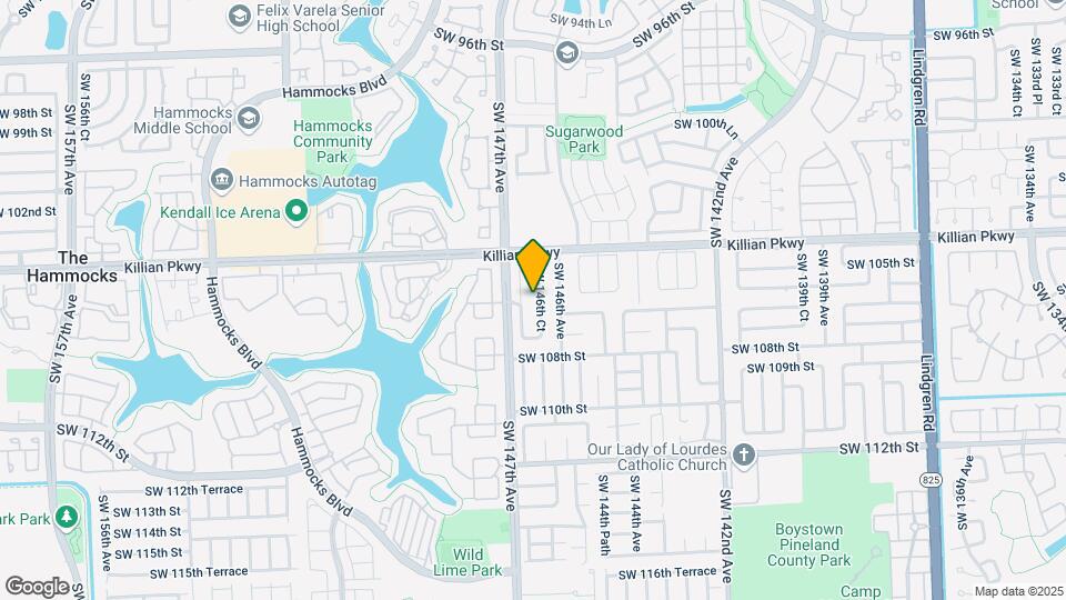 10600 SW 146th Ct Map and Location Details