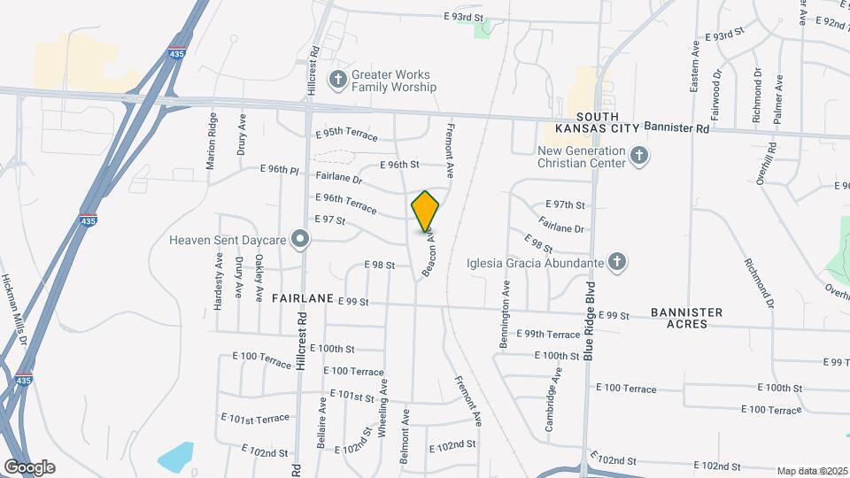 9628 Beacon Ave Map and Location Details