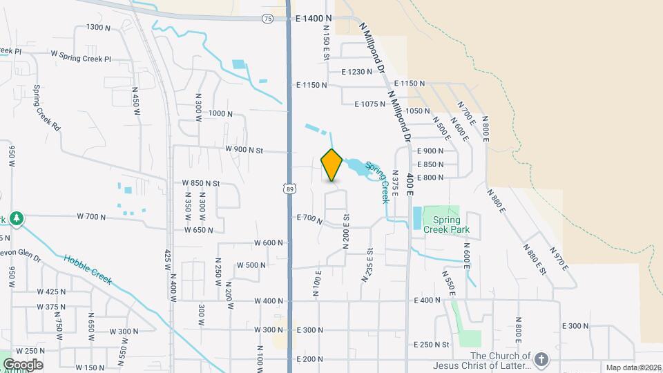 808 N 175 E Map and Location Details