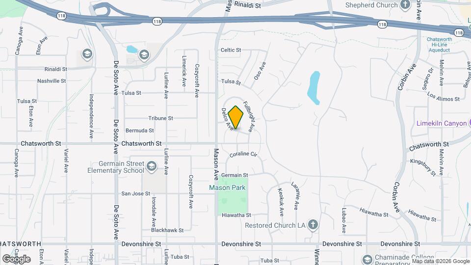 10741 Delco Ave Map and Location Details