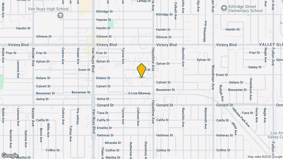 14148 Delano St Mapa y Detalles de la Ubicación