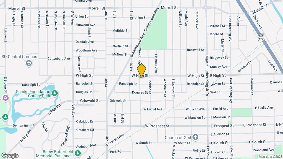 1315 Woodbridge St Map and Location Details