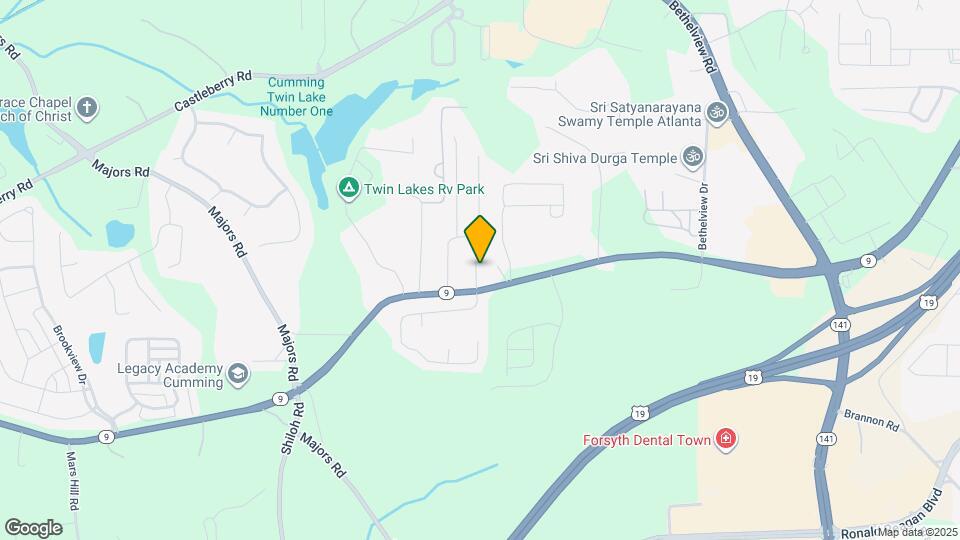 2872 Cross Creek Ct Map and Location Details