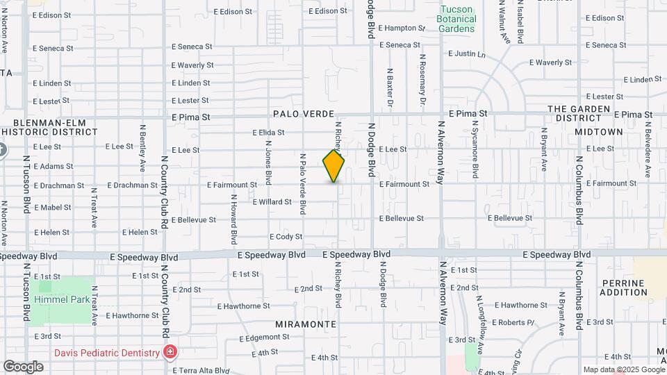 3556 E Fairmount St Map and Location Details