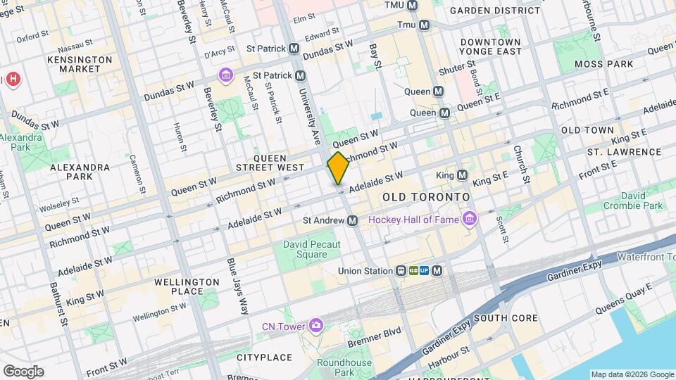 180 University Ave Map and Location Details