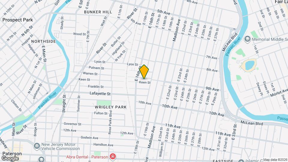 235 Keen St Mapa y Detalles de la Ubicación