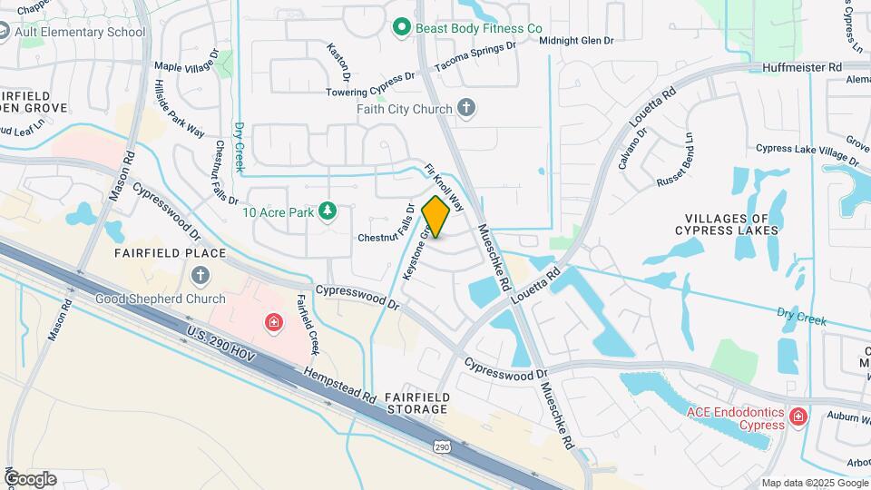 19622 Gentle Creek Way Map and Location Details