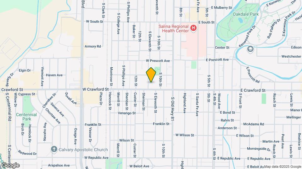 665 S Eleventh St-Unit -1 Map and Location Details
