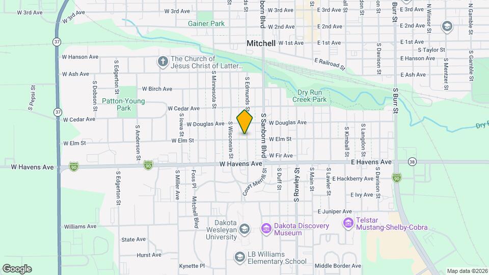 623 S Edmunds St Map and Location Details