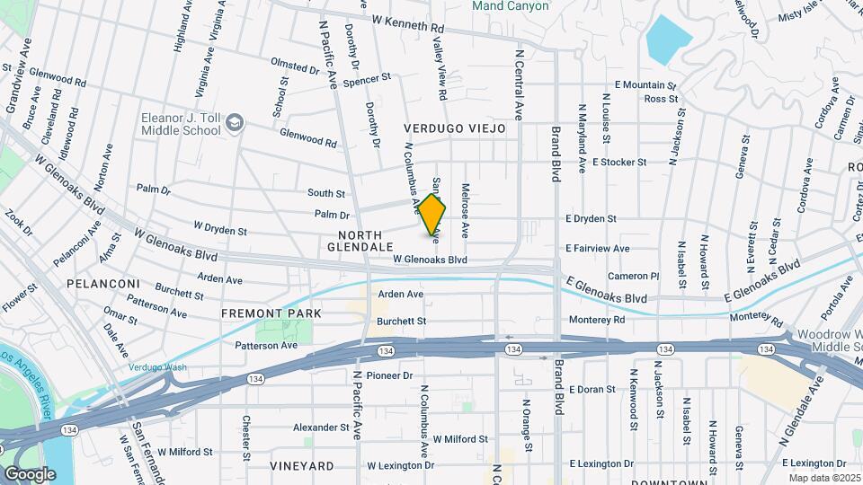 1017 San Rafael Ave Map and Location Details