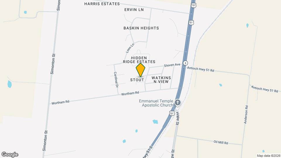 63 Stout Cove Map and Location Details