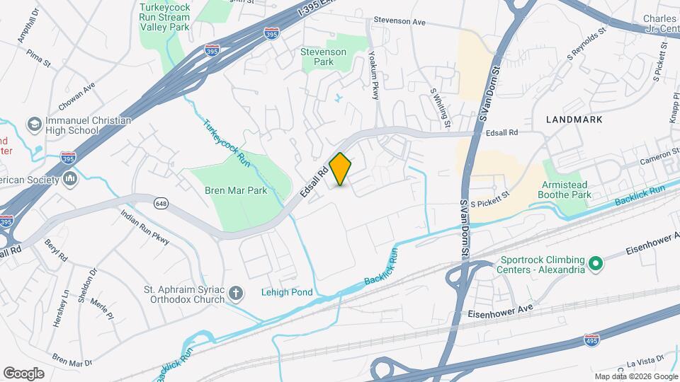 6260 Edsall Road, Unit 402 Map and Location Details