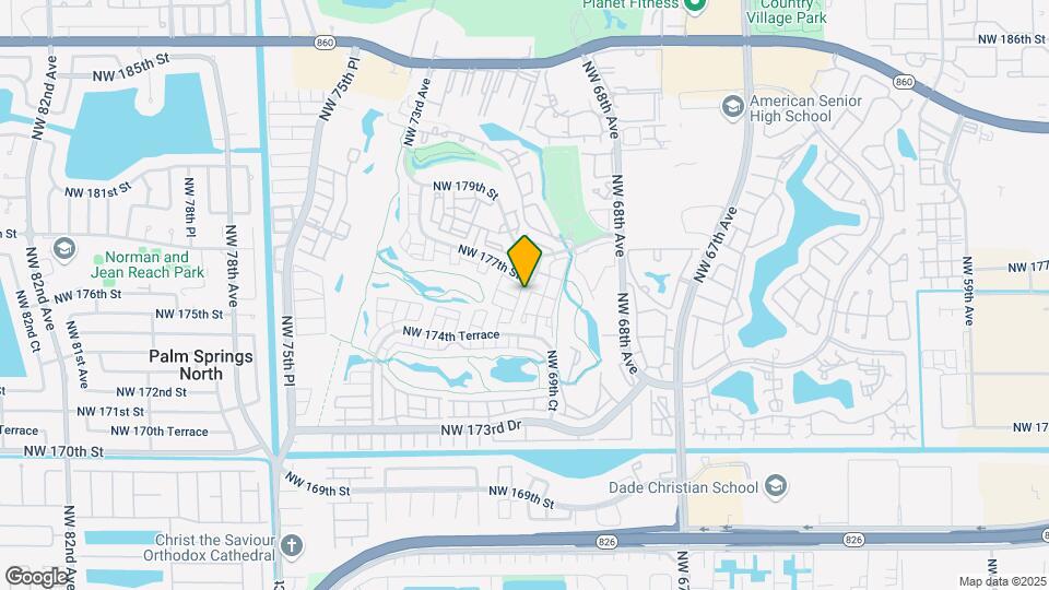6970 NW 177th St-Unit -M101 Map and Location Details