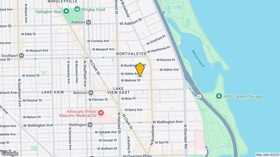 640 W Melrose St, Unit 2 Map and Location Details