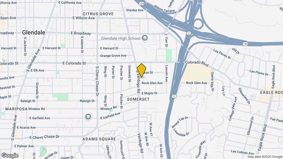 Verdugo Plaza Apartments Map and Location Details