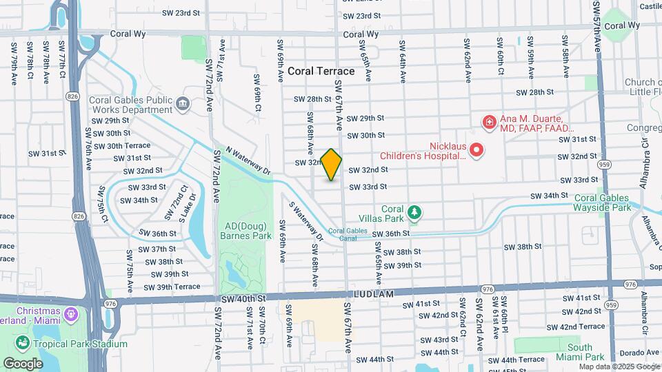 6731 SW 33rd St Map and Location Details