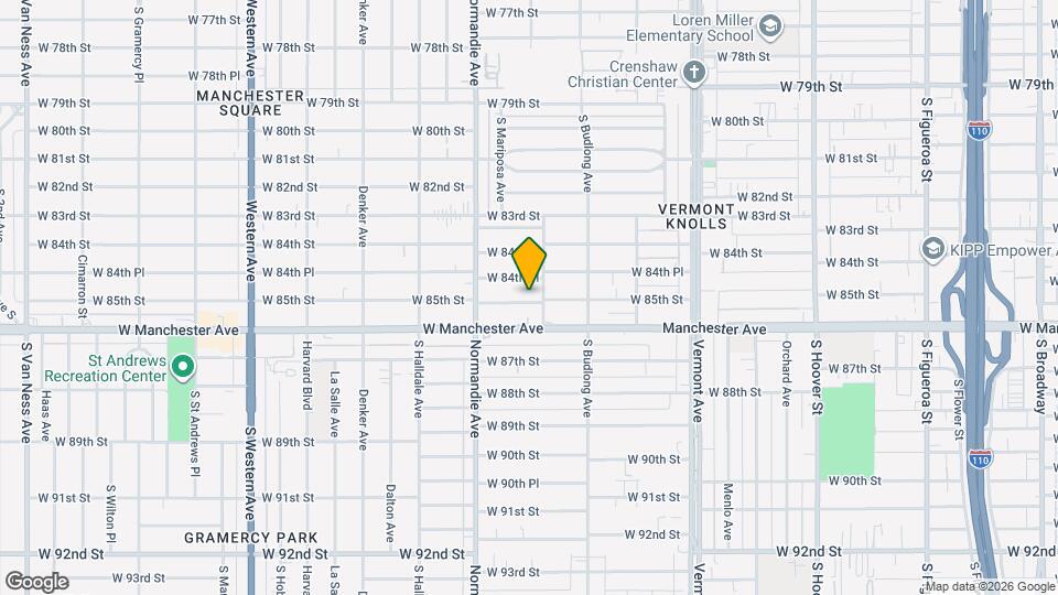 1267 W 85th St Map and Location Details