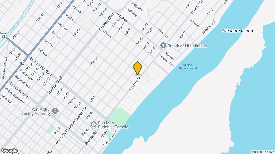 3327 Procter St Map and Location Details