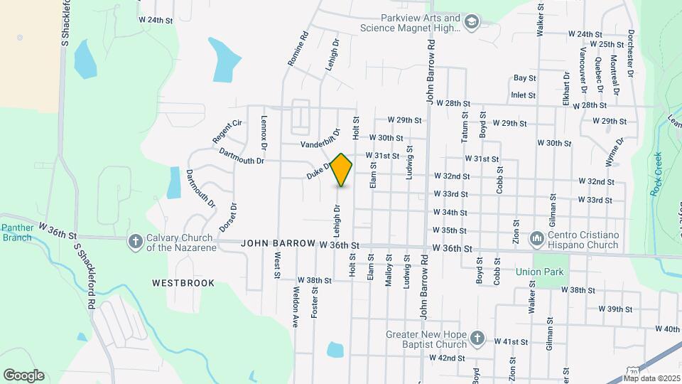 3303 Lehigh Dr Map and Location Details