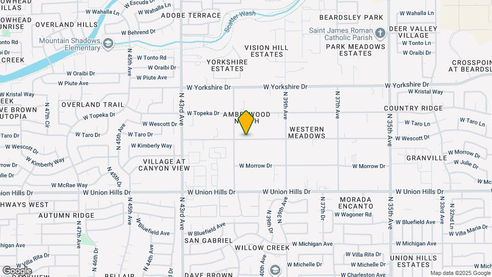 4004 W Wescott Dr Map and Location Details