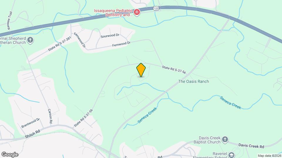 336 Pelham Creek Dr Map and Location Details